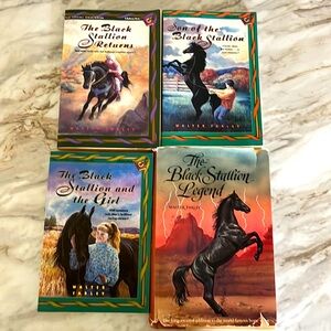 4 Black Stallion Walter Farley Books